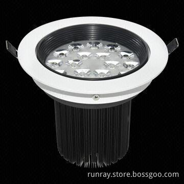 15W LED Downlight, AC 85-265V or DC 12-24V, Epistar/Epileds/Bridgelux LED Chips
